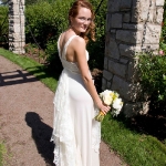 Wearing your mothers wedding gown, remade by Janay A
