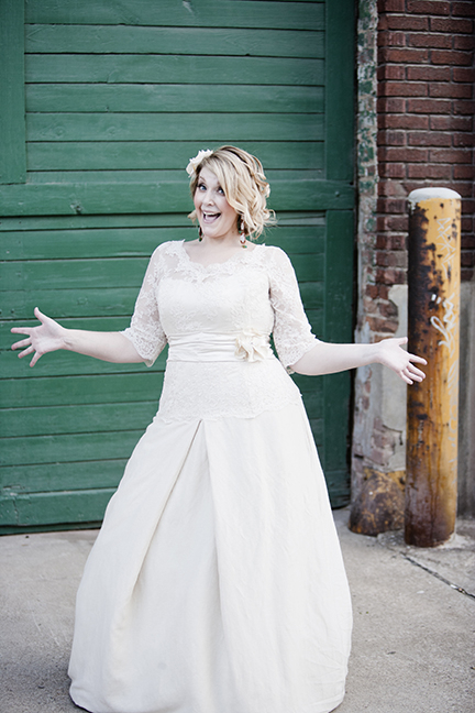 Steve & Krista, happy bride